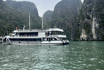 Vietnam Familienreise - Vietnam for family Summer - Schiff in der Halong Bucht