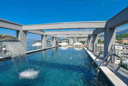 Montenegro Familienreise - Montenegro for family - Budva - Hotel La Mer - Pool