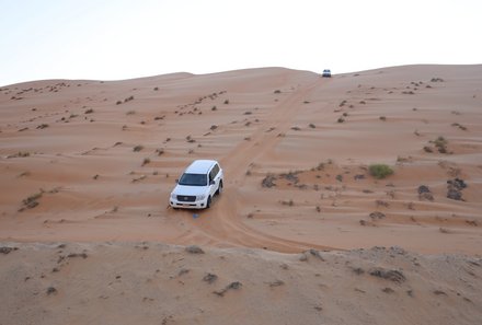 Oman mit Jugendlichen - Oman Family & Teens - Fahrt mit dem 4x4 in der Wüste