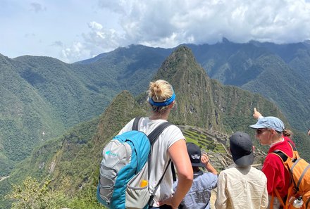 Familie Albrecht auf Reisen - Nadja Albrecht in Peru - Machu Picchu 